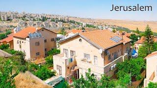 Jerusalem. Pisgat Zeev Neighborhood. An Oasis of Comfortable Living in Jerusalem.