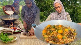 NASI BRIYANI DAGING  Menu daging masak  macam ni sedap betul 