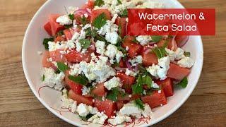 How to Make a Watermelon and Feta Salad – Its Easy AF