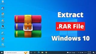 How to Extract RAR Files in Windows 10  Open Rar File