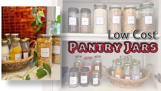 Make Pantry Jars at home + Recycling glass bottles  DIY Hack