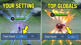 GLOBAL GUSION SECRET SETTINGS 2023 auto fasthand 101%