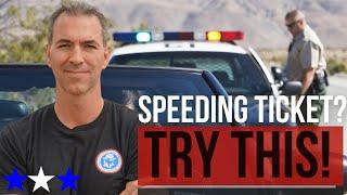 How to get out of a speeding ticket