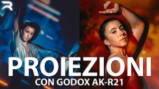 RITRATTI CREATIVI CON PROIEZIONI  GODOX AK-R21  GUIDA E RECENSIONE IN ITALIANO