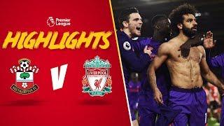 Incredible Mo Salah solo goal  Southampton 1-3 Liverpool  Highlights