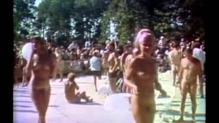 Girls Parade at Nudist Pageant
