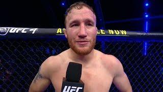 UFC 254 Justin Gaethje Octagon Interview