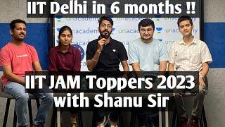 IIT JAM 2023 Toppers Interview  IIT Delhi Motivation  IIT JAM Preparation in 6 months