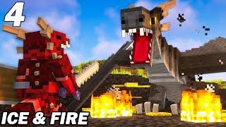 Je combats enfin les dragons de feu  Minecraft Ice & Fire EP4