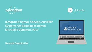 Integrated Rental Service and ERP Systems for Equipment Rental - Microsoft Dynamics NAV