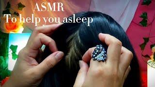 ASMR To Help You fall asleep  Scalp Check for lice 