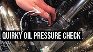 Yamaha MT-01 Quirky oil pressure check and air filter change