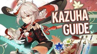 Updated 4.5 Kazuha Guide – New Teams Playstyles Builds Constellations  Genshin Impact 4.5