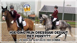 PERRY ZIJN DRESSUUR DEBUUT IN HET L2 #joanneneidhoferhorses #vlog419