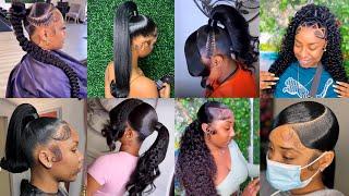 New & Latest  Sleek Ponytail Hairstyles For Black Women 2023  Cute