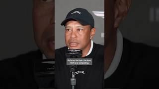 Tiger on his love for golf ️
