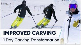 1 DAY CARVING TRANSFORMATION  2 Drills to improve your SkiIQ™ with Tom Waddington