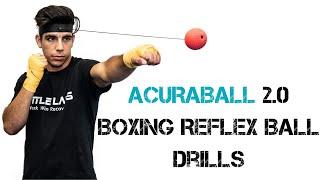 ACURABALL 2.0 - Drills for Beginners Footwork Head movement and more - Boxing reflex ball drills