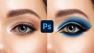 How to Apply Beautiful Eye Makeup in Photoshop