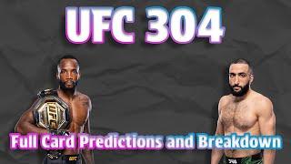 UFC 304 Full Card Predictions and Breakdown