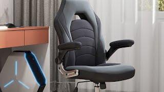 SMUG Gaming Chair Racing Style Bonded Leather Gamer Chair Ergonomic Office Chair Computer Desk