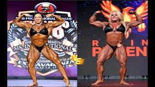 Biggest Bodybuilder Maria Rita Bello VS Aleesha Young