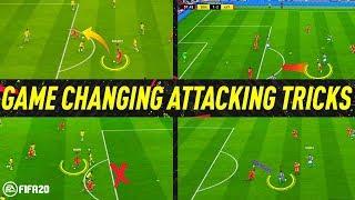 FIFA 20 GAME CHANGING ATTACKING TRICKS to CREATE SCORING CHANCES FIFA 20 EASY ATTACKING TUTORIAL