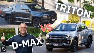 Should I Buy A 2024 Mitsubishi Triton GSR Or An Isuzu D-Max X-Terrain?  Drive.com.au