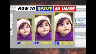 How to make Album Size Photo or 3R 4R 5R 6R Photo in Adobe Photoshop 7  Full Bangla Tutorial