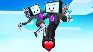 TV WOMAN & TV MAN On ONE HEART In Minecraft