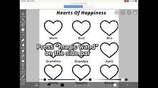 Tutorial for hearts of happiness trend 