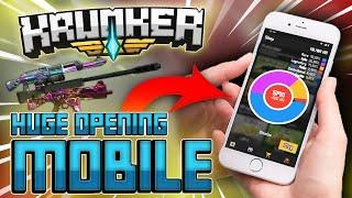 INSANE 50000+ KR UNBOXING ON KRUNKER MOBILE 2 Contrabands