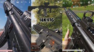 Hk416 Pubg Mobile VS New State Mobile VS Arena Breakout