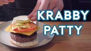 Binging with Babish Krabby Patty from Spongebob Squarepants