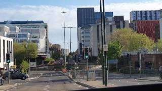 Driving in Bournemouth UK May20 Lockdown Landsdown Town Centre