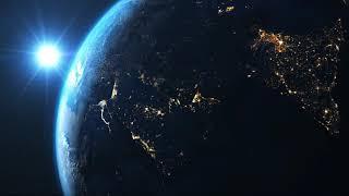 Earth Rotating Free Video Background