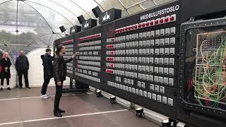 Worlds largest sequencer at Oslo Redbull Music Festival