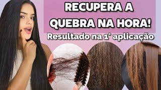 COMO ACABAR DE VEZ A QUEBRA PÓS PROGRESSIVA RECUPEREI MEU CABELO #hair#receitas#como #viws#youtube