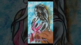 acrylic painting for beginners abstract  #paintingtutorial #howtopaint #painting