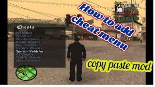 How to add Cheat Menu In GTA Sanandreas in Pc Urduhindi