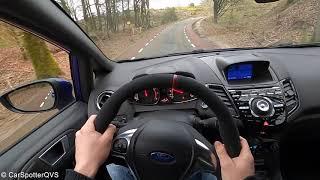 250+HP Ford Fiesta ST MILLTEK POV Test Drive on beautiful roads - Epic Turbo Sound Pops and Bangs