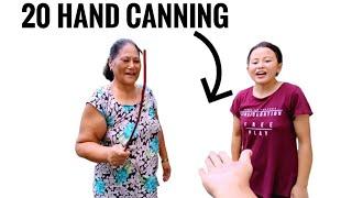 HAND 2 HAND Combat  130 Hand Canning  Mom & Daughter  Funny Video.