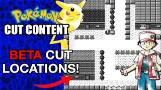 Cut and Altered Locations of Pokemon Red & Blue  Pokemon Cut Content