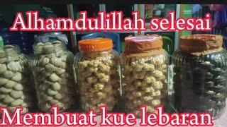 Alhamdulillah selesai membuat kue lebaran