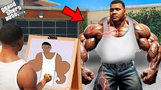 Franklin Using Magical Painting To Draw Strongest Franklin  GTA 5 new