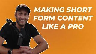 Mastering Short Form Content LIKE A PRO  Creator Podcast Ep 002