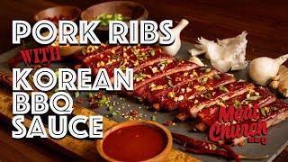 Pork Ribs with Korean BBQ Sauce