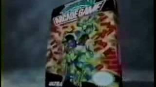 TMNT 2 Arcade Game 1989 NES Commercial