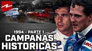 CAMPAÑAS HISTORICAS DE F1  TEMPORADA 1994 PARTE 1