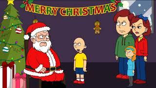 Caillou is rude to Santa and gets grounded contains some strong langauge